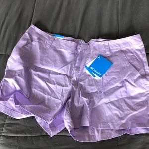 Columbia shorts, lilac, size 14